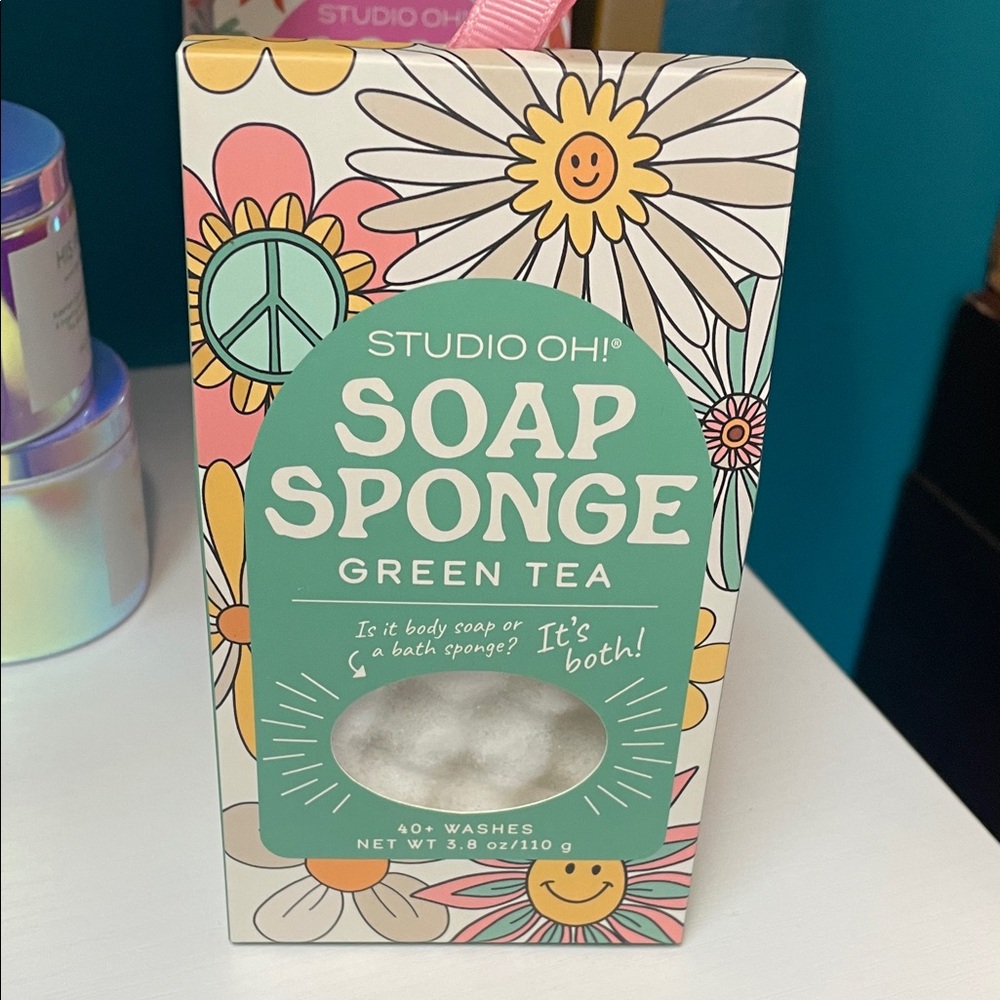 Studio Oh! Green Tea Soap Sponge